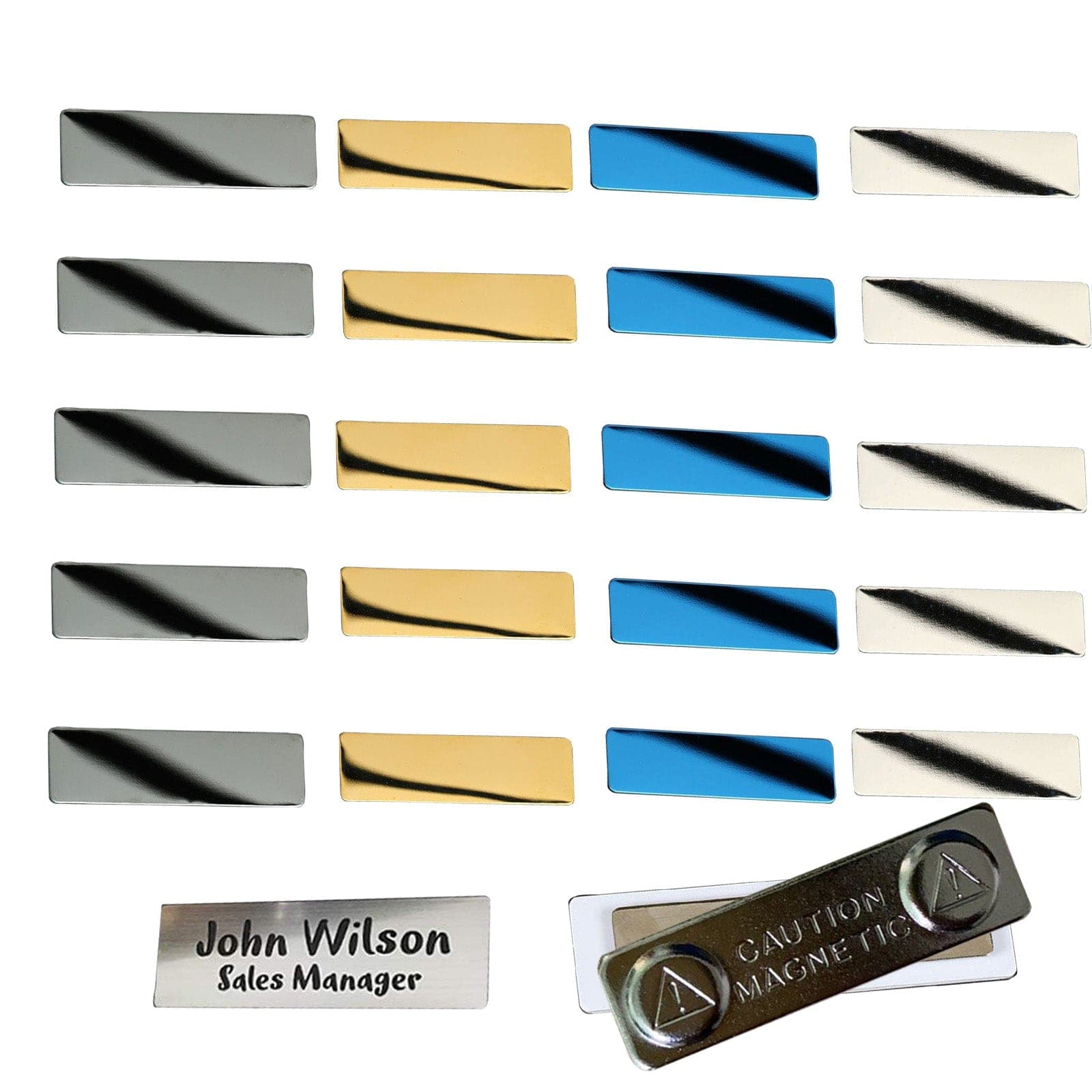 20 Packs Blank Name Tag Badge For Laser Marking And Permanent Laser 20-packs-blank-name-tag-badge-for-laser-marking-and-permanent-laser