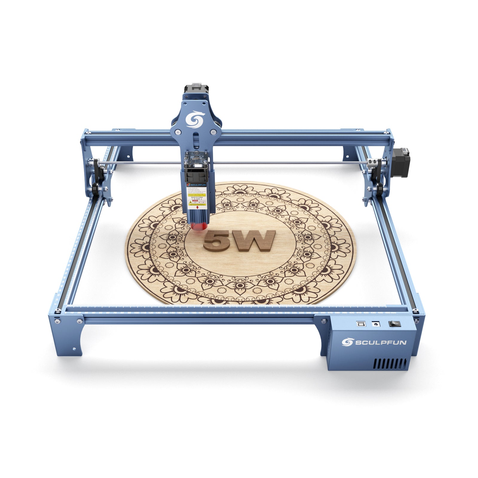 SCULPFUN S9 5.5W Laser Engraver With 0.06mm Ultra-Fine Compressed Spot