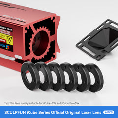 SCULPFUN Laser Lens 6Pcs for iCube 3W / iCube Pro 5W