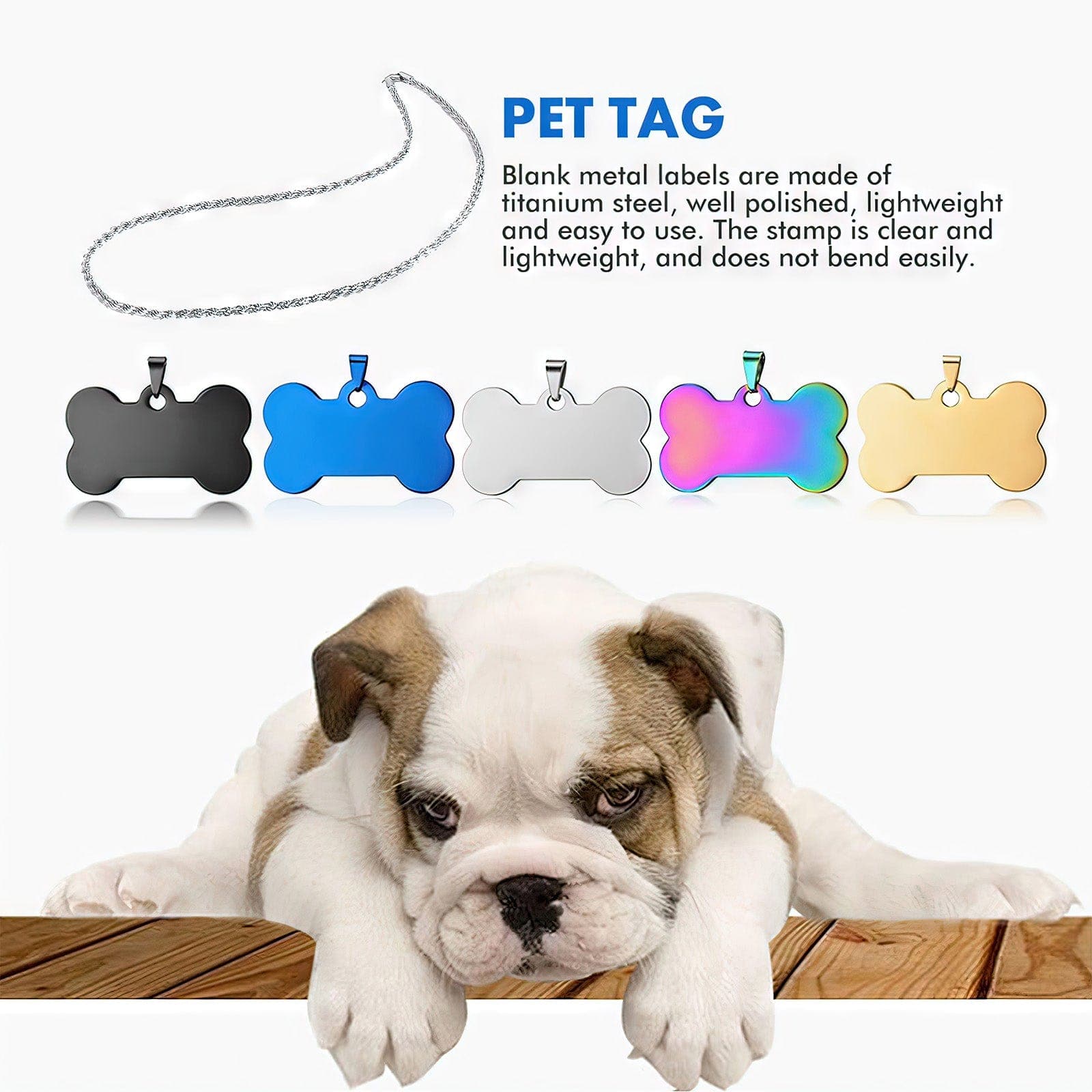 Engraving Materials Pet ID Tag + Necklace + Bracelet + Ring – sculpfun