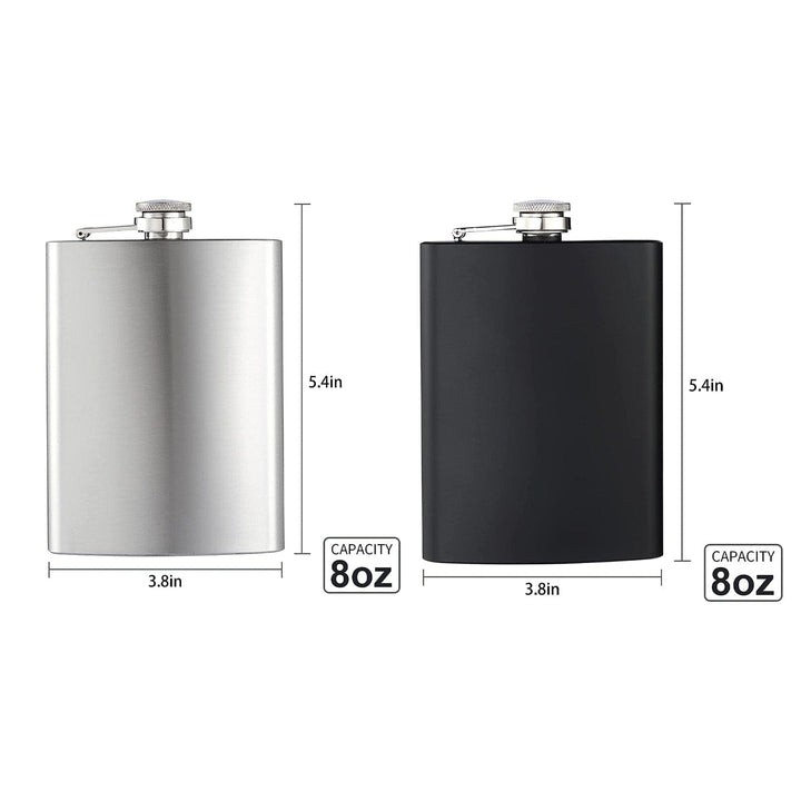 10 Packs 8OZ Stainless Steel Hip Flask