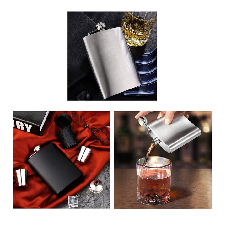 10 Packs 8OZ Stainless Steel Hip Flask