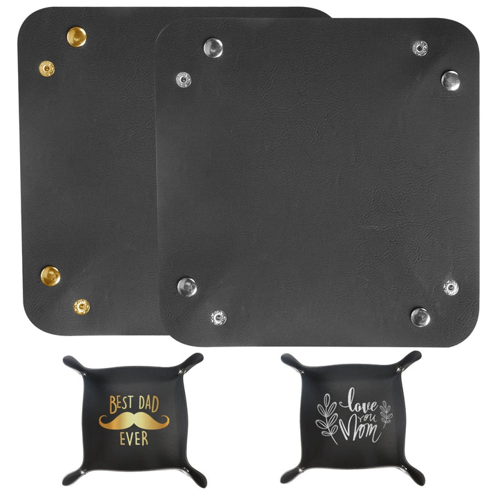 2 Packs Leather Tray Table Top